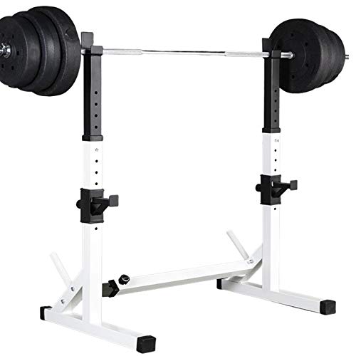 Adjustable Squat Rack Barbell Rack For Home Gym Max Load 550LBS | Bench Press Rack，Multi-Function Barbell Rack，Weight Lifting