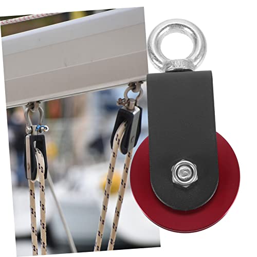 Hemoton Gym Pulley System Aluminum Alloy Cable Pulley Wheel Cable Attachment for Weight Lifting Fitness Equipment