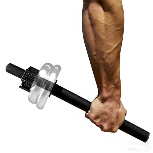 Forearm Wrist Strengthener Grip Strength Trainer - color: 1" Forearm Bar