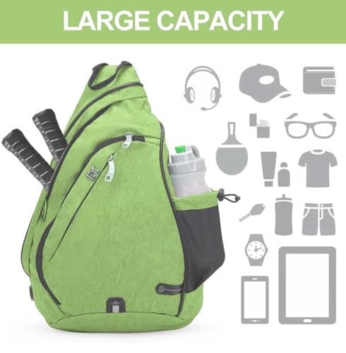 INOXTO Sling Bag, Multipurpose Crossbody Shoulder Bag for Men and Women - color: Fruit Green