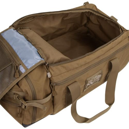 Condor Colossus Duffel Bag - 3 in 1 Rugged Tactical Gear Bag - Backpack/Duffle/Shoulder - Lightweight Multicompartment with 52L Storage (Military, Outdoors, First Responders) - color: Coyote Brown