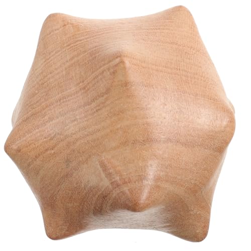 Wooden Massage Ball Hand Exercise Practical Palm Massage Ball for Stress Relief and Muscle Therapy