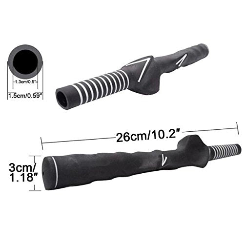 Golf Club Grip Golf Swing Trainer Training Grip,Teaching Right-Handed Practice Aid,Set of 2