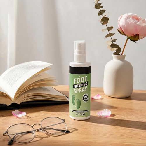 Shoe Deodorizer 60ml Long-Lasting Powerful Freshener | Foot Odor Spray for Leather Boots Footwear Tennis Hockey Closet Home Sneaker