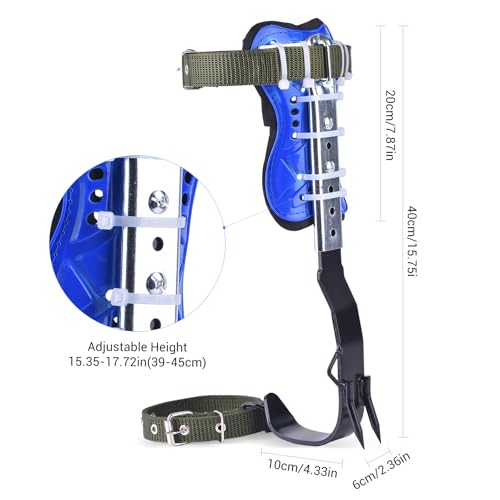 Climbing Equipment. Tree - Climbing Kits. Anti - Slip Climbing Tools with footboards. —— Forestry Operation Equipment Suitable for Rock Climbing, Tree Trimming, Hunting, and Fruit Picking. - style: Freestyle