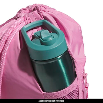 adidas Alliance Sackpack – Drawstring Backpack for Sports, Small Gym Bag, Tropic Bloom/Clear Pink/3, OSFA - color: Tropic Bloom/Clear Pink/3