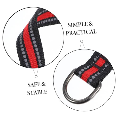 GALPADA 2Pcs Heavy Duty Connector Strap Versatile Safety Strap for Swings Hammocks and Aerial Durable Buckles for Outdoor Use Easy Setup and Reliable