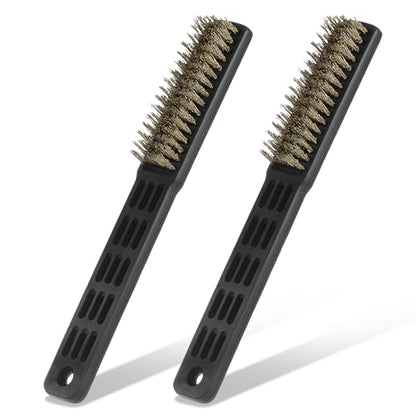 2 Pack Bowling Shoe Brushes, Heavy Duty Wire Brush Outdoor Shoe Cleaning Brushes for Bowling Shoes, Sliders, Golf Cleats and Boots Remove Dust Grit
