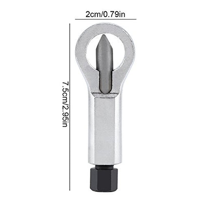 Nut Remover Tools, Nut Splitter Made of Steel, Nut Removing Splitting Tool For Safely Remove Corroded or Damaged Nuts without Damaging the Bolts (Buy number 1 alone)