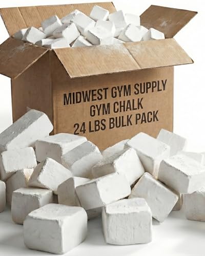 Taiwanese Gym Chalk – Premium Magnesium Carbonate Blocks for Weightlifting, Rock Climbing & Gymnastics – High-Grip Hand Chalk – Available in 1 lb, 24 lbs, or 36 lbs - size: 24 Pack