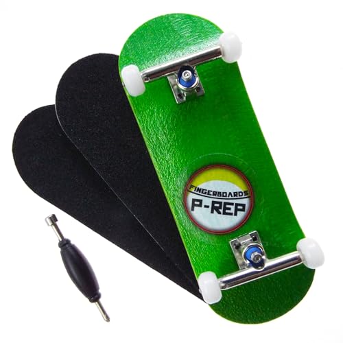 P-REP V2 Performance Complete Wooden Fingerboard 32mm - Green - color: Green