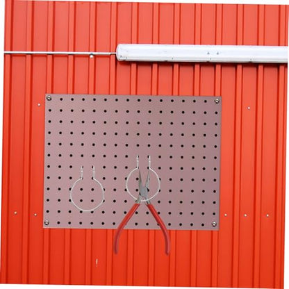 Homoyoyo 10pcs Ring Style Pegboard Hooks Garage Craft Room Storage Tool Hangers for Hanging Board