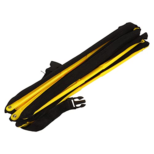 Speed Agility Training Ladder, 2.6m Fixed Rungs Football Basketball Speed Training Equipment for Athletes Sports Fitness Workout