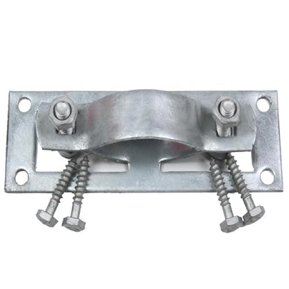 Fence Brackets SupConn(24pcs), for 2-3/8-inch Outer Diameter Metal Posts, Steel to Wood Fence Bracket, Fence Brackets for Metal Fence Posts - Fence Post Repair - size: 24pcs