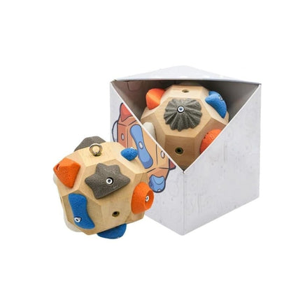 Handcrafted Boulder Block，Build Strength and Precision，Rock Climbing Training Balls for Take It Out Anytime，3D Rock Climbing Ball，Hand-Held Rock Climbing Challenge Toy for Rock Climbers(1Set)