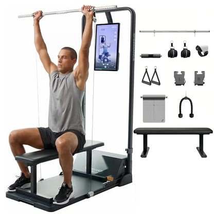 Speediance Gym Monster Smart Home Gym, Multifunctional Strength Training Machine, Smith Machine Power Cage Workout Station, Squat Rack Cable Machine, Full Body Fitness Equipment for Home Workout - style: Works