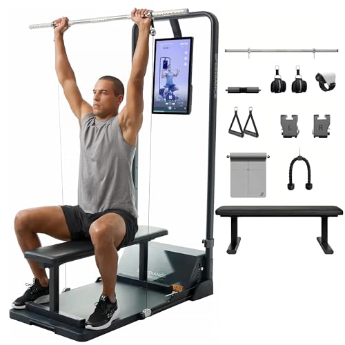 Speediance Gym Monster Smart Home Gym, Multifunctional Strength Training Machine, Smith Machine Power Cage Workout Station, Squat Rack Cable Machine, Full Body Fitness Equipment for Home Workout - style: Works