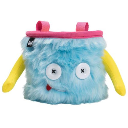 8BPLUS Chalk Bag for Rock Climbing and Bouldering, Chalk Pouch incl Belt & Biner – Cute Funny Character Design, Wide Opening, Gear with Personality, Gift for Climbers - style: JAMIE