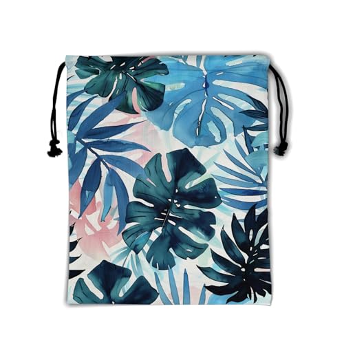 Gymnastics Grip Bag for Gymnasts Gymnastic Drawstring Bag Gym Athlete Bag - color: Summer Palm - Multi, size: 9.25" x 12" (Pack of 1)