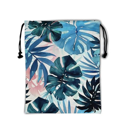 Gymnastics Grip Bag for Gymnasts Gymnastic Drawstring Bag Gym Athlete Bag - color: Summer Palm - Multi, size: 9.25" x 12" (Pack of 1)