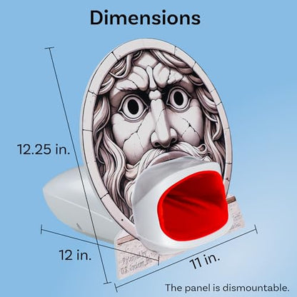 Daiwa Felicity Cordless Hand Massager with Heat and Compression - Wrist and Hand Massager for Arthritis and Carpal Tunnel (Mouth of Truth) - style: Mouth of Truth