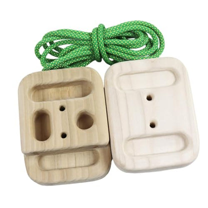 2 Pieces Climbing Hangboard Fingerboard Pull Up Board Holds Texture Suitable for Gift Giving Home Office Climbing
