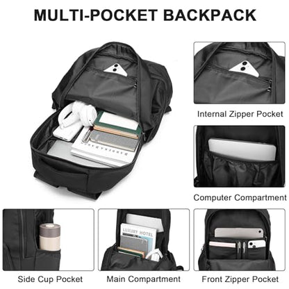 seyfocnia Gym Backpack for Men,Large Gym Bag with Shoe Compartment Lightweight Travel Workout Sports Backpack Water Resistant Carry on Backpack - size: 22inch