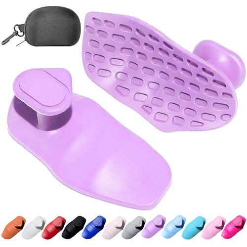 Silicone Gym Grips for Weight Lifting,Workout Gloves Alternative | Anti Slip Gym Workout Grip for Women Men,Rubber Gym Hand Grips-Weightlifting Grips Pad for Barbell,Pull Up,Ryptfit,Training - color: Purple, size: Medium