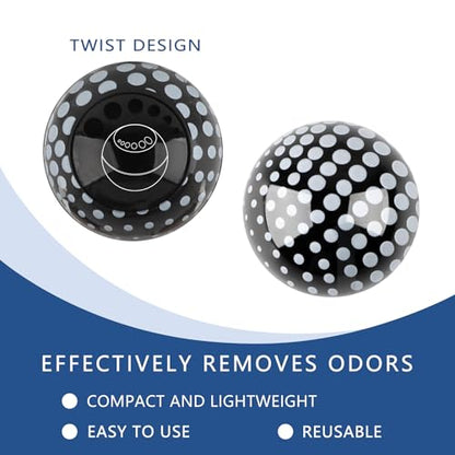 Knixmax Shoe Doodorizer Balls Boot Fresheners Gym Bag Smell Remover Ball 12 Packs