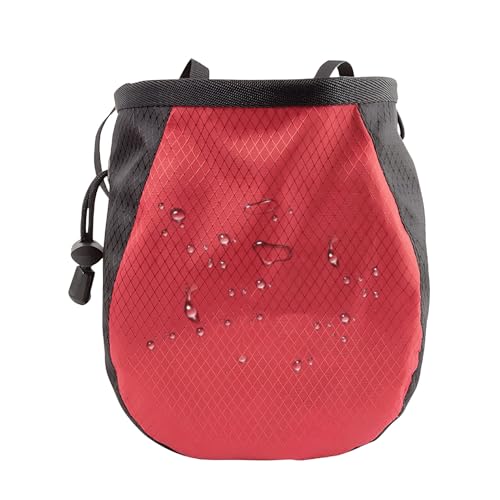 Chalk Bag Lightweight Leakproof Adjustable Pouch | Outdoor Bouldering Chalk Pouch for Outdoor Weight Lifting Training Mountaineering Climber Athlete Instructor