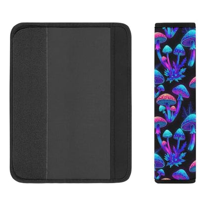 Universal Fit Trippy Mushroom Neon Car Seat Belt Pad for Elderly Support, Stroller Pushchair High Chair, 1 Pair Shoulder Harness Cover Neck and Shoulder Support - color: Pattern 538