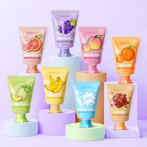 BESNEL 32 Pack Hand Cream Gift Set For Women, Teacher Appreciation Gifts, Mini Hand Lotion Travel Size in Bulk for Dry Cracked Hands, Graduation Gift, Birthday Gift, Bridesmaid Gift,Party Favors - size: 0.7 Fl Oz (Pack of 32)