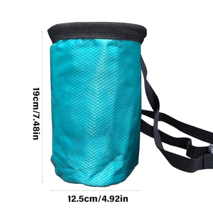 Rock Climbing Chalk Bag Drawstring Storage Pouches Bouldering Chalk Bucket Storage Bag for Weight Liftings Gym Climbin