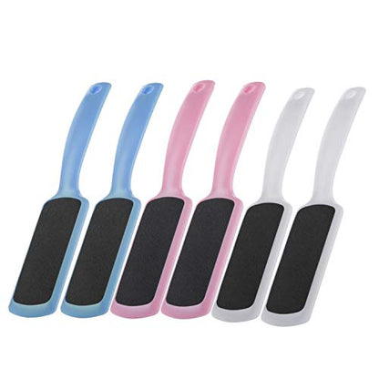 6 Pcs Pedicure Foot File Callus Remover with Double Sided Foot Rasp for Dead Skin Foot Scrubber for Feet - color: Foot File X 6