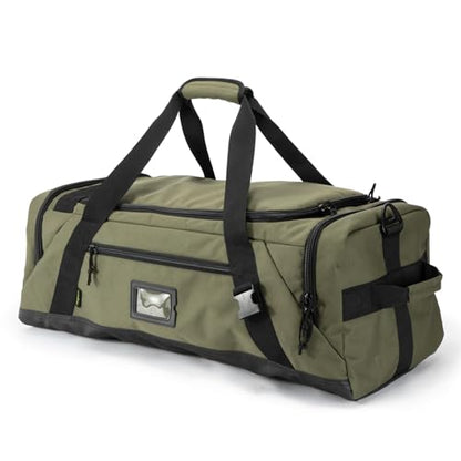 90L Large Duffle Bag | Gym Bag, Weekend Bag, Travel Backpack, Carry On, Sports Duffel,duffle backpack - color: ArmyGreen, size: 90L