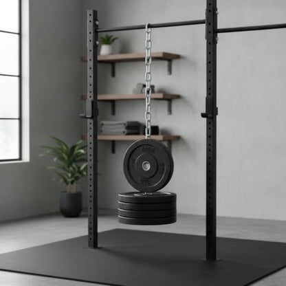 Fits Standard Weight Plates: Iron Chain Weighted Dip Belt for Pull-Ups, Dips, and Strength Training