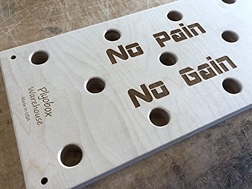 12"x24" Climbing Pegboard. New Custom Engraving Options! Climbing peg Board