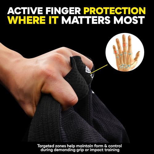 LIONTEK Double Flow Finger Sleeve V3 Pair — Joint Support & Compression for Activity, BJJ, Fitness, Volleyball, Basketball, and More (Large) - size: Large