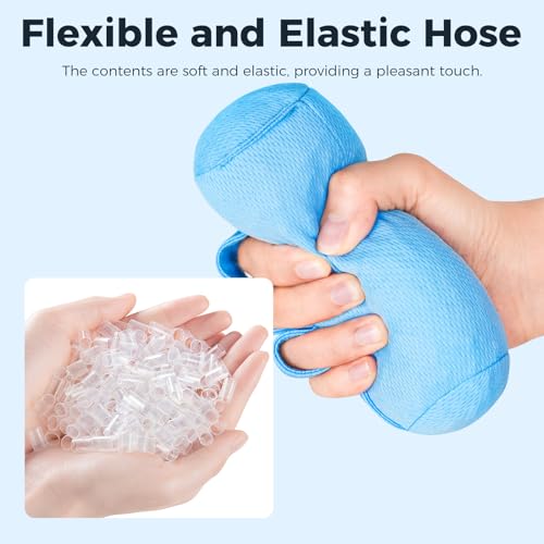 Palm Grips, Hand Contracture Cushions, Finger Grips, Finger Splitter, Palm Protector for Hand Contracture, Grip Strengthener Pad, Stress Relief, for Elderly Care, Washable, Blue, S, 1 Pcs - color: Blue-1 Pcs-s