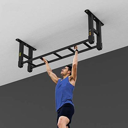 Pull-Up Bars Wall-Mounted Horizontal Bar Safe Fitness, Steel Indoor And Outdoor Climbing Frame, Multifunctional Strength Training Equipment, 2 Styles - size: Style1