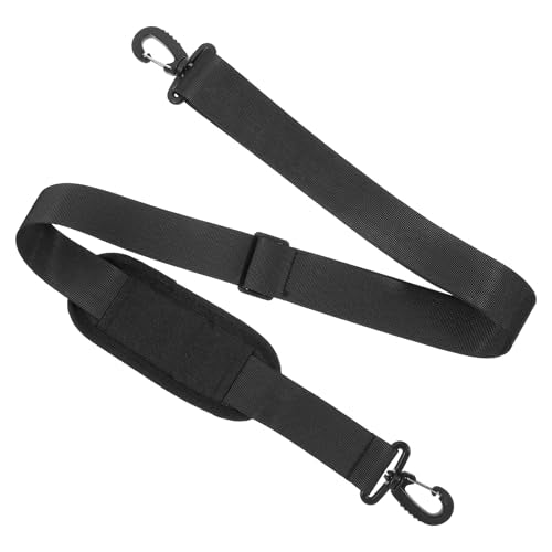 56" Bag Strap, Shoulder Strap Universal Adjustable Shoulder Belt Replacement Laptop Shoulders Straps Luggage Duffel Straps with Metal Hook for Briefcase Laptop Messenger Crossbody Bag Luggage Camera