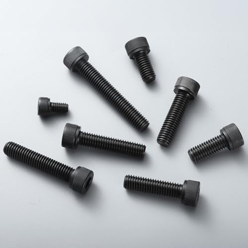 M4-0.7 x 40mm Bolt, 60PCS M4 Hex Socket Head Cap Screws Bolts, 12.9 Grade Alloy Steel, Full Threads, Allen Socket Drive, with Hex Spanner - size: M4x40mm