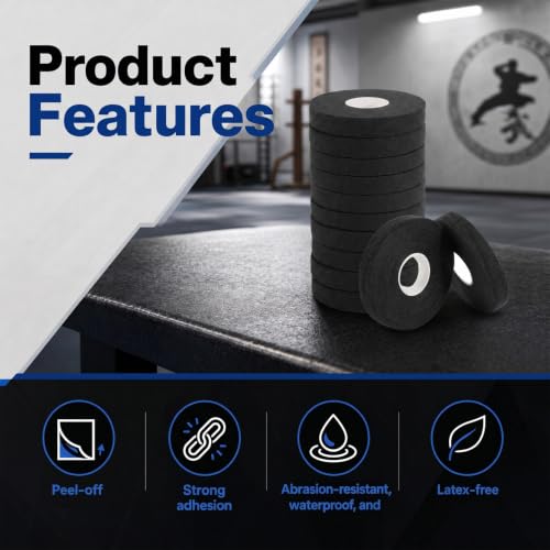 10 Rolls Athletic Finger Tape,450FT Strong Sticky Climbing Tape | Adhesive Finger Support Tapes,Rock Tape Wrap,Athletic Tape for Sports,Hand Grip Tapes,Golf Tape,Volleyball Essentials