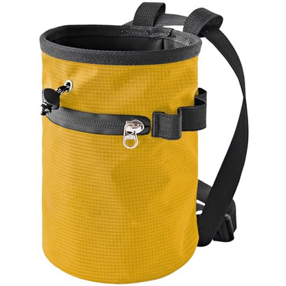 Rock Climbing Chalk Bag Talcum Powder Weight Lifting Pouch Waterproof Non Slip Magnesia Pouch Waterproof Bag & Zipper Pocket - color: Better Color