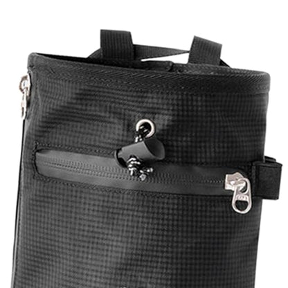 Menolana Rock Climbing Chalk Bag Adjustable Waist Belt Wear Resistant with Zipper Pocket for Bouldering Workout Disc Golf Pole Dancing