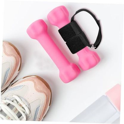 Yardwe 1Pair Adjustable Heavy Duty Dumbbell and Barbell Loading Straps for Strength Training Ankle Gym Straps for Pull Ups and Squats Dual Foot Training Durable Construction