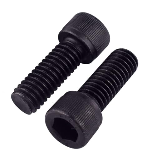 10Pcs 5/16-18 x 1/2" Socket Head Cap Screws Bolts, 12.9 Grade Alloy Steel Black Oxide Finish, Allen Hex Drive, UNC Coarse Full Thread - size: 5/16-18 x 1/2" (10PCS)