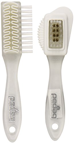 Pedag Suede and Nubuck Brush Kit, One Suede and One Nubuck Brush, 2 Brushes - size: Pack of 2, style: Suede Brush and Nubuck Brush Kit