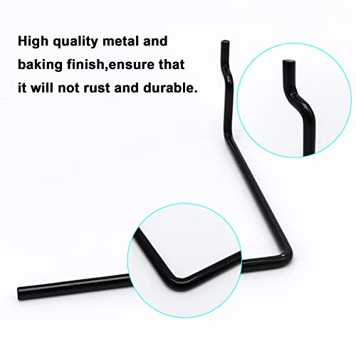 5 Pack Extendable Pegboard Paper Towel Holder,Pegboard Hook for Workshop,Garage,Kitchen,Laundry Room,Bathroom etc.