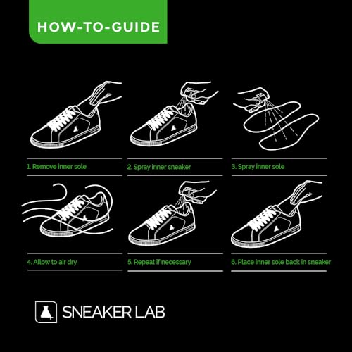 SNEAKER LAB Shoe Protector Spray - Perfect For Suede, Leather & Various Other Materials - style: Shoe Odor Protector
